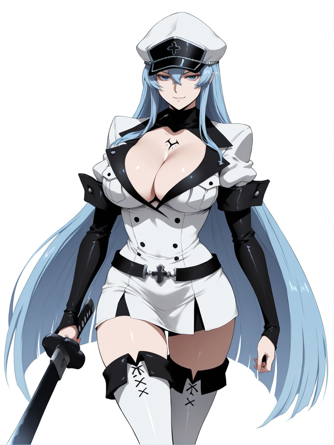 AI tái hiện nàng Esdeath - nữ phản diện AI tái hiện nàng Esdeath - nữ phản diện