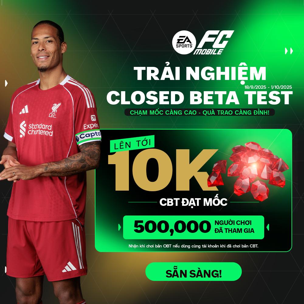 FC Mobile ra mắt phiên bản trải nghiệm (Closed Beta Test) tại Việt Nam cùng loạt nội dung FC Mobile ra mắt phiên bản trải nghiệm (Closed Beta Test) tại Việt Nam cùng loạt nội dung