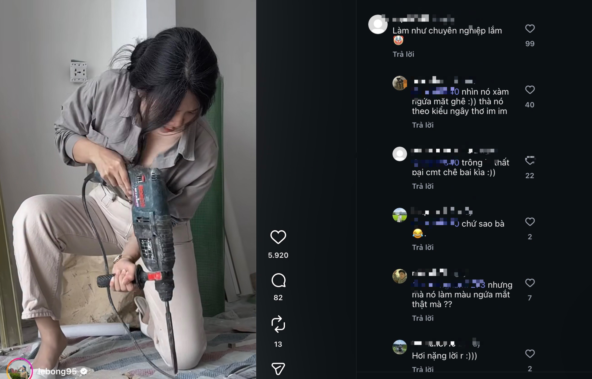 Lê Bống nhận về nhiều ý kiến trái chiều trong video mới- Ảnh 1. Lê Bống nhận về nhiều ý kiến trái chiều trong video mới- Ảnh 1.