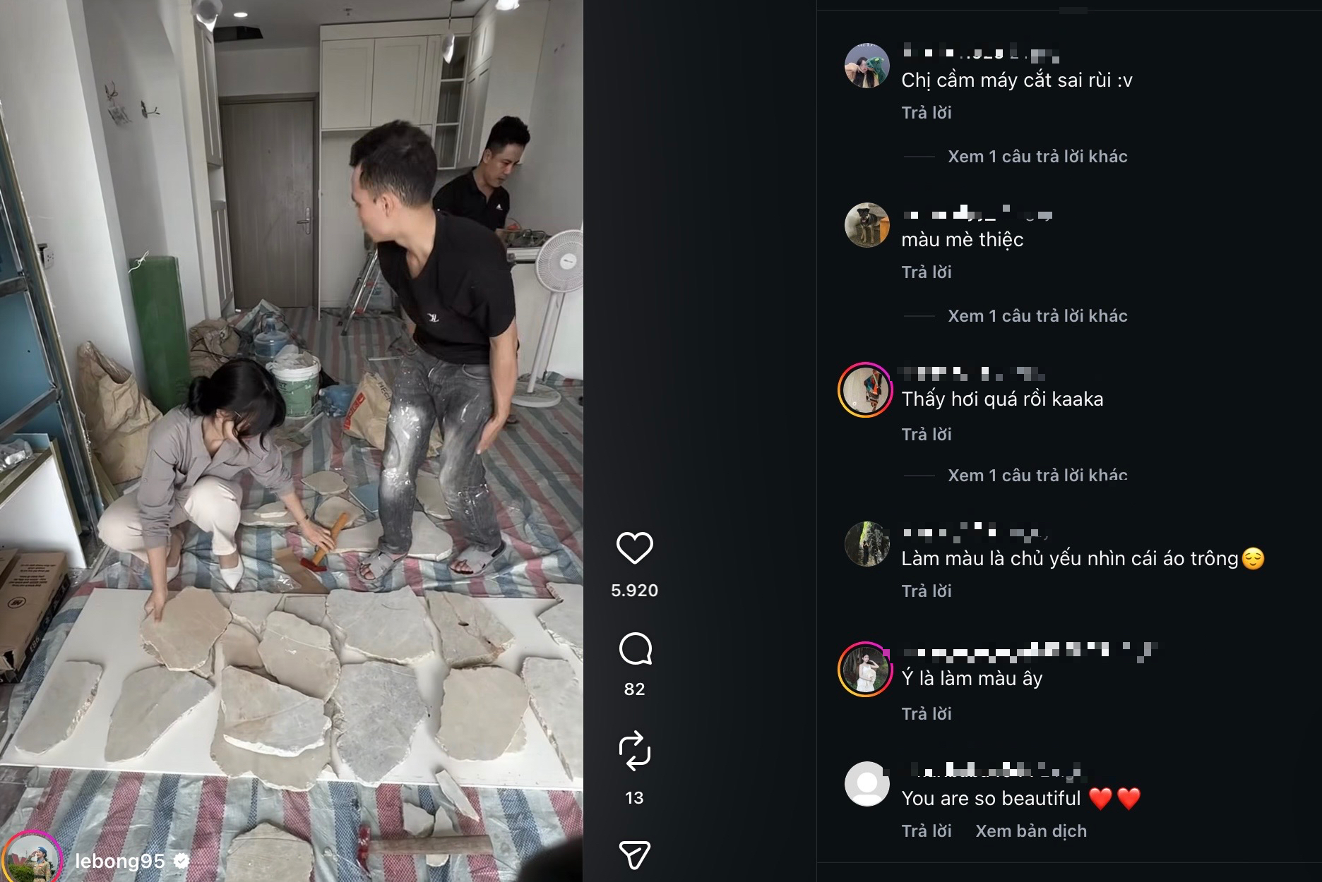 Lê Bống nhận về nhiều ý kiến trái chiều trong video mới- Ảnh 3. Lê Bống nhận về nhiều ý kiến trái chiều trong video mới- Ảnh 3.