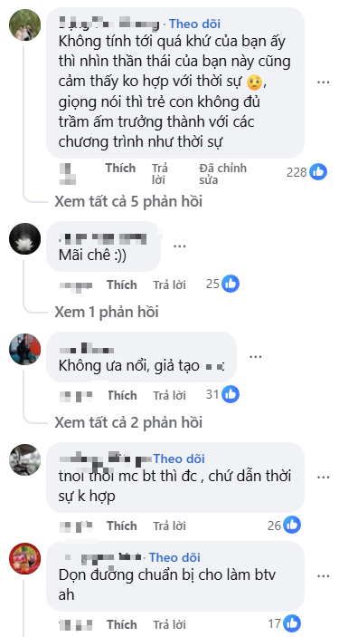 Khoe clip thử dẫn thời sự, Lê Bống bị dân tình Khoe clip thử dẫn thời sự, Lê Bống bị dân tình