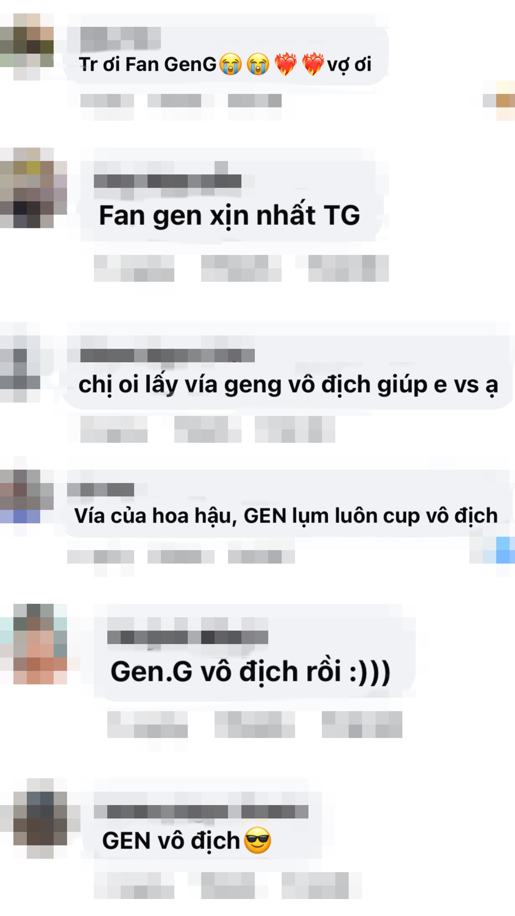 Gen.G vô địch, fan Việt đồng loạt cảm ơn Gen.G vô địch, fan Việt đồng loạt cảm ơn