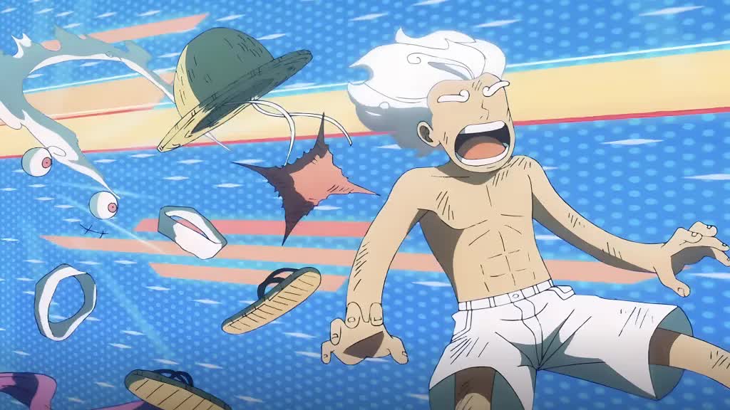 Anime One Piece tập mới nhất lột tả trọn vẹn sự hài hước "điên rồ" của Gear 5 với sức mạnh Toon Force bẻ cong thực tại- Ảnh 1.