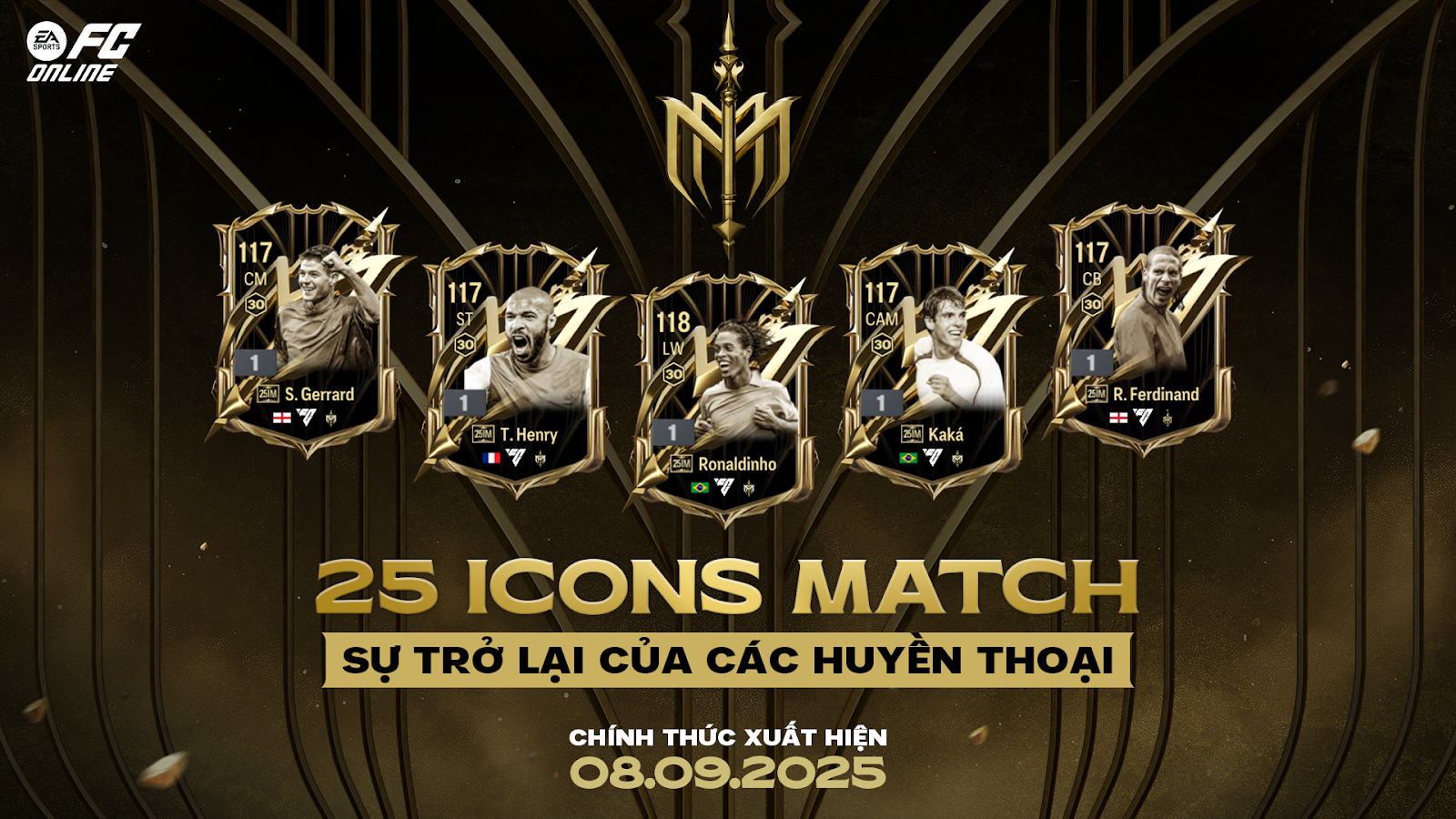FC Online gây bão: Mùa thẻ 25 ICONS MATCH tích hợp tính năng 