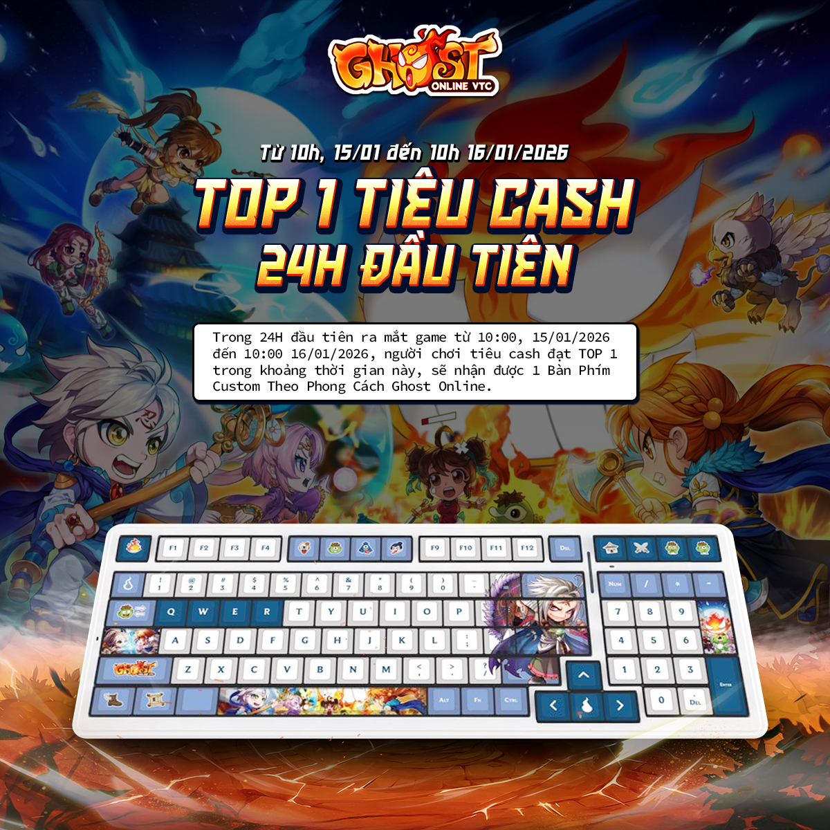 Ghost Online PC chính thức mở server: Viết tiếp huyền thoại tuổi thơ game thủ Việt- Ảnh 6. Ghost Online PC chính thức mở server: Viết tiếp huyền thoại tuổi thơ game thủ Việt- Ảnh 6.