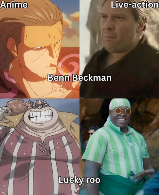 Fan dậy sóng vì tạo hình Benn Beckman và Lucky Roux trong One Piece live-action quá "phèn"- Ảnh 1. Fan dậy sóng vì tạo hình Benn Beckman và Lucky Roux trong One Piece live-action quá "phèn"- Ảnh 1.