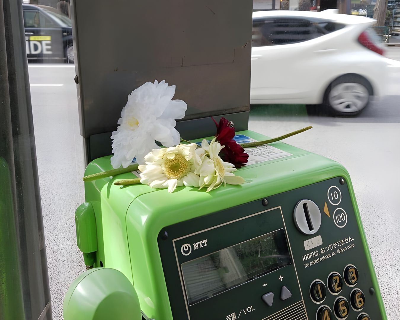 Bốt điện thoại vô danh bỗng thành thánh địa tại Nhật, nhà mạng xin fan Chainsaw Man ngừng... tặng hoa- Ảnh 1. Bốt điện thoại vô danh bỗng thành thánh địa tại Nhật, nhà mạng xin fan Chainsaw Man ngừng... tặng hoa- Ảnh 1.