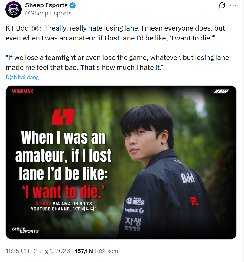 Á quân CKTG hé lộ một nỗi "ám ảnh" cực đoan, còn hơn cả thi đấu thất bại- Ảnh 2. Á quân CKTG hé lộ một nỗi "ám ảnh" cực đoan, còn hơn cả thi đấu thất bại- Ảnh 2.