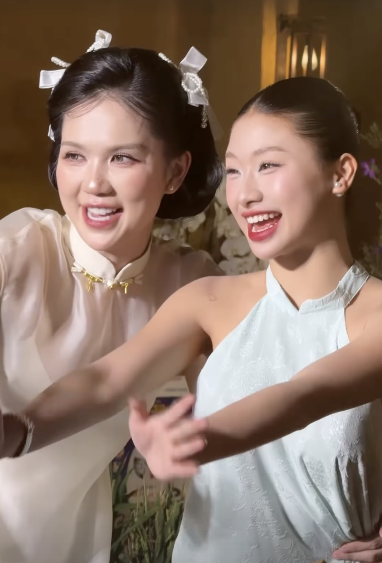 Louis Phạm xinh thật đấy, chung khung hình với Ngọc Trinh, Hoa hậu Thanh Thuỷ vẫn không lép vế, còn được khen nức nở- Ảnh 1.