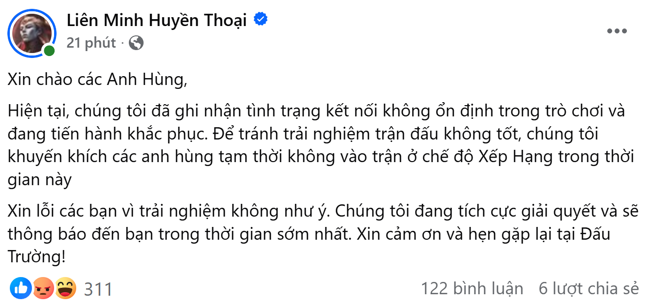 LMHT sập hàng loạt khiến cộng đồng game thủ bức xúc- Ảnh 2. LMHT sập hàng loạt khiến cộng đồng game thủ bức xúc- Ảnh 2.