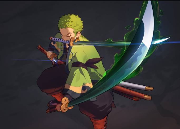 Thánh lạc Zoro đi nhầm sang vũ trụ Kimetsu no Yaiba, hóa thân thành Trụ cột thứ 10- Ảnh 2.