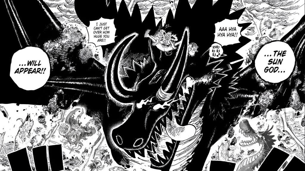 Kinh ngạc sức mạnh của Loki: Luffy Gear 5 khổng lồ còn chưa to bằng... một chiếc sừng của hoàng tử Elbaph- Ảnh 2. Kinh ngạc sức mạnh của Loki: Luffy Gear 5 khổng lồ còn chưa to bằng... một chiếc sừng của hoàng tử Elbaph- Ảnh 2.