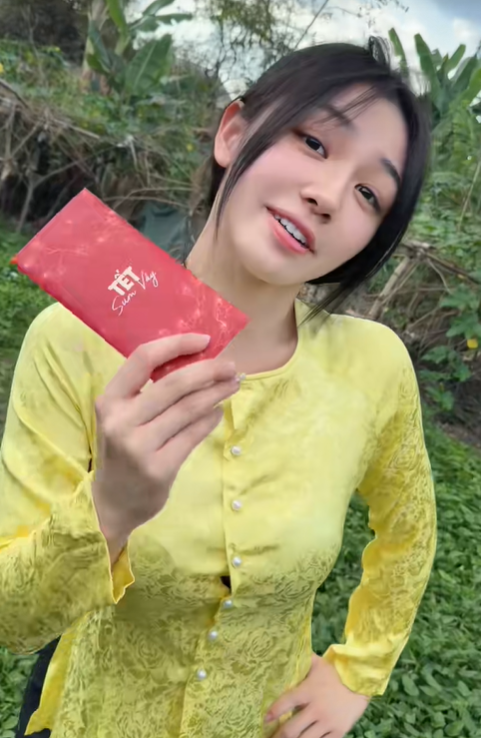 Diện áo bà ba đón Tết đầy khác biệt, Trần Hà Linh hút hơn 2 triệu view chỉ sau một ngày đăng clip mới- Ảnh 3.