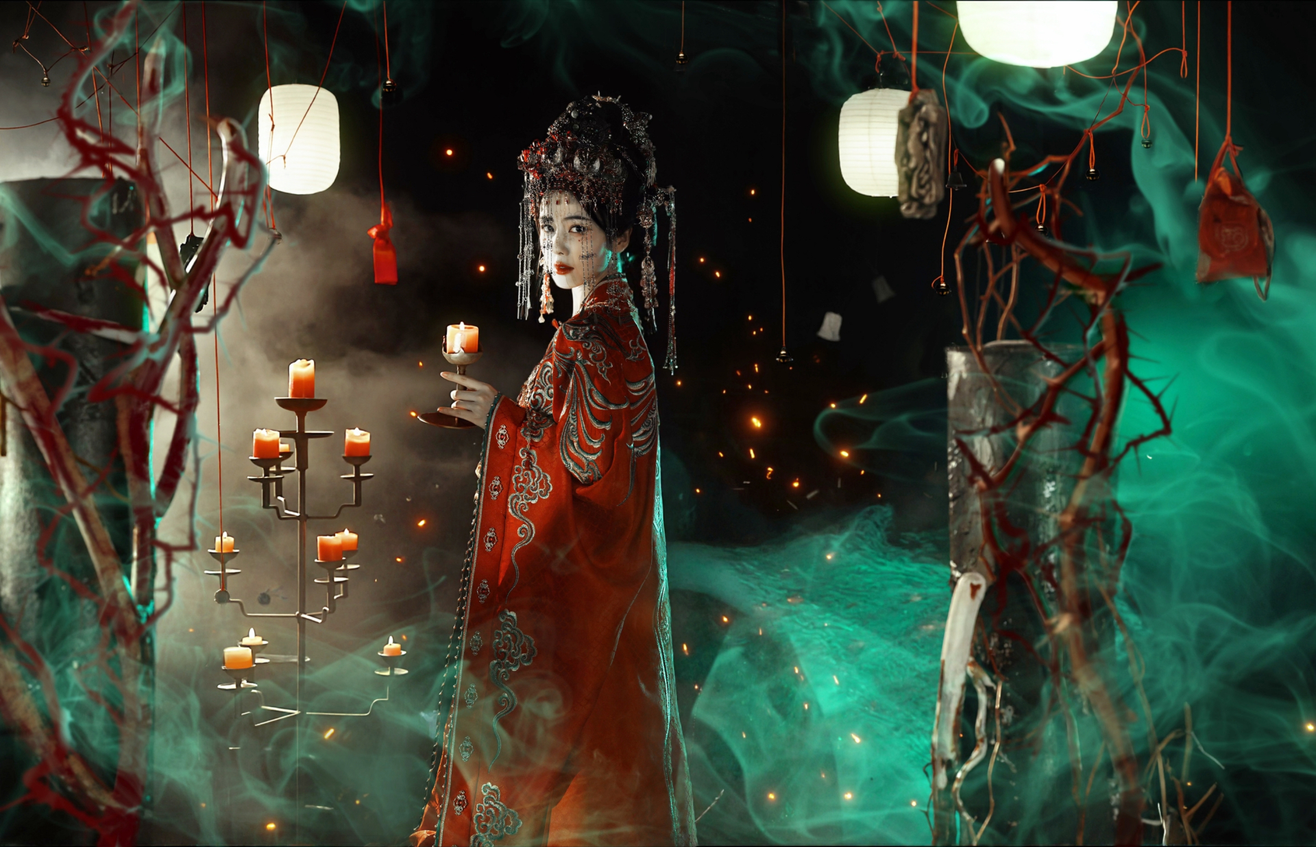 Cô dâu đẹp ma mị đang viral khắp Trung Quốc: Nhan sắc này AI cũng không vẽ nổi, đúng chuẩn cú sốc visual- Ảnh 7.