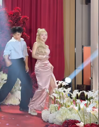 Nhảy cực sung ở đám cưới, hot girl bất ngờ viral nhờ nhan sắc đỉnh cao- Ảnh 1.