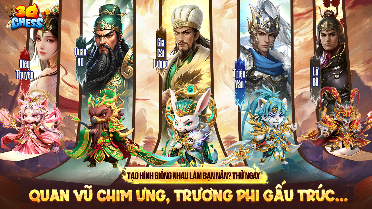 3Q Chess – Kỳ Thủ Tam Quốc: Khi Danh Tướng “Tái Sinh” Thành Thần Thú- Ảnh 6.