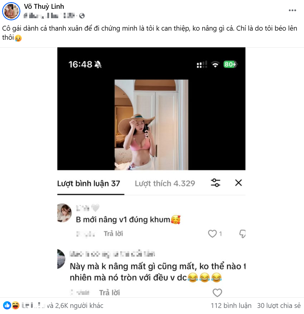 Hết bị hoài nghi thay đổi ngoại hình, hot girl xinh đẹp lại dính thị phi "từ trên trời rơi xuống"- Ảnh 5.