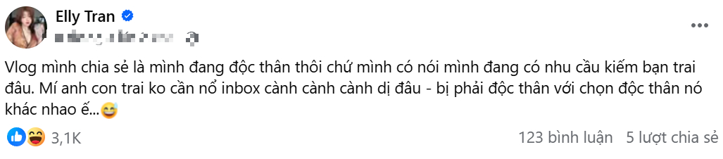 Elly Trần nói rõ tình trạng quan hệ, không như nhiều fan nam vẫn tưởng- Ảnh 2.