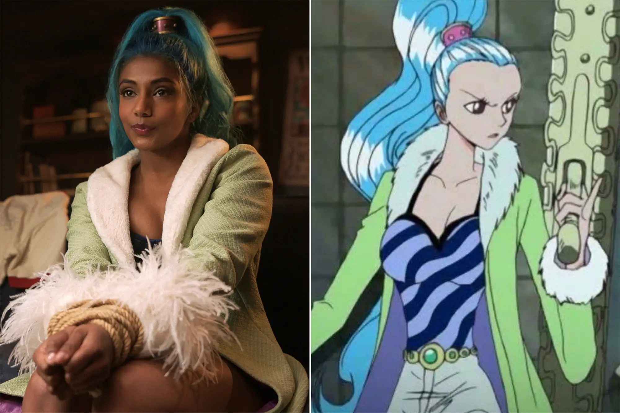 So kè nhan sắc dàn nhân vật One Piece mùa 2 với nguyên tác, một cái tên giống đến từng chân tơ kẽ tóc- Ảnh 8.