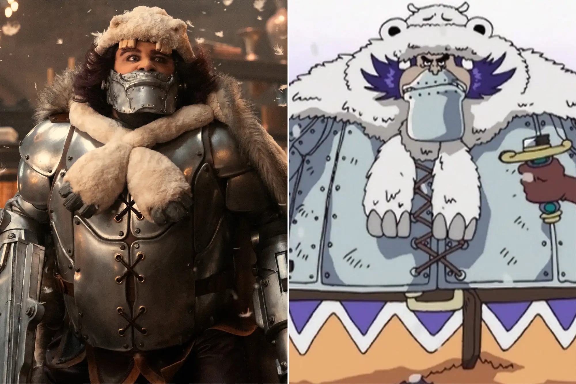 So kè nhan sắc dàn nhân vật One Piece mùa 2 với nguyên tác, một cái tên giống đến từng chân tơ kẽ tóc- Ảnh 11.