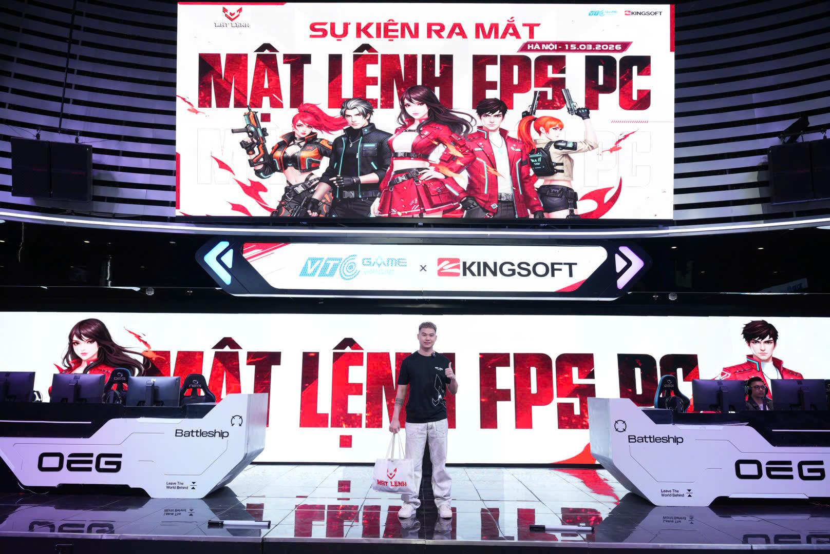 Mật Lệnh FPS PC tổ chức sự kiện ra mắt: Streamer đình đám Rambo khuấy động cộng đồng game thủ Việt.- Ảnh 1. Mật Lệnh FPS PC tổ chức sự kiện ra mắt: Streamer đình đám Rambo khuấy động cộng đồng game thủ Việt.- Ảnh 1.