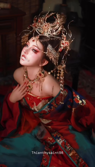 Xuyên không thành hoàng hậu, nữ coser khiến fan mê mệt với màn biến hình "không vết xước"- Ảnh 2.