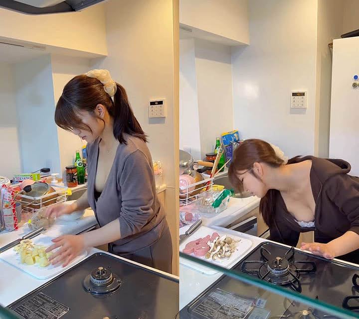 Làm clip nấu ăn, hot girl khiến cả trăm ngàn fan “xem không rời mắt”- Ảnh 3.