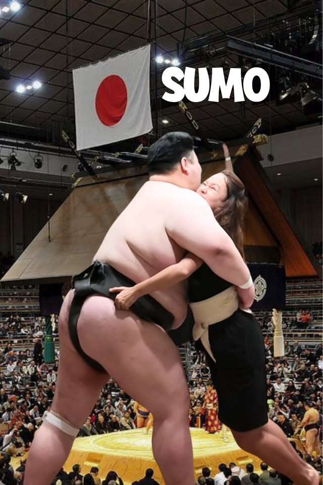 Đấu vật với sumo, hot girl xinh đẹp khiến tất cả thích thú- Ảnh 1. Đấu vật với sumo, hot girl xinh đẹp khiến tất cả thích thú- Ảnh 1.