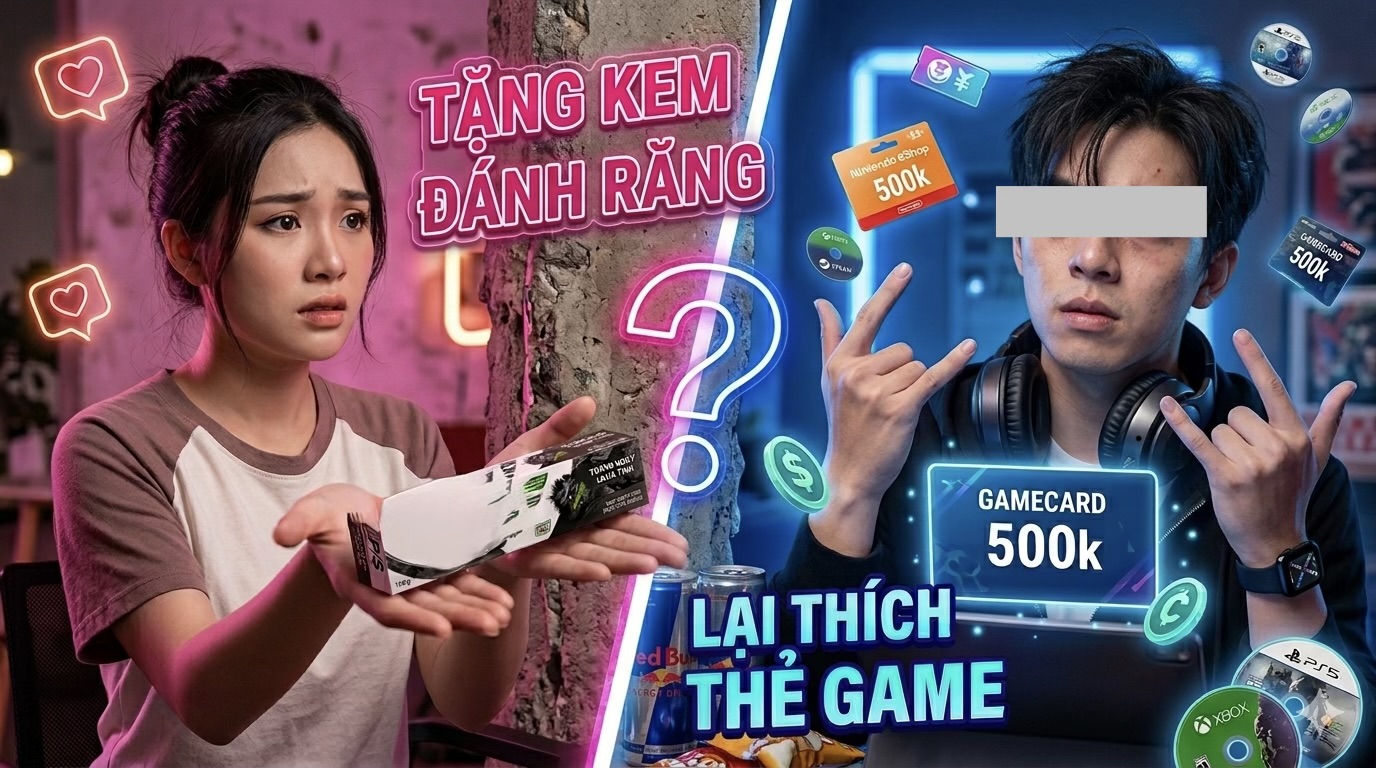 Tặng kem đánh răng cho người yêu vì muốn "nhắc khéo", cô gái "im lặng" khi anh chàng đòi... nạp game thay thế!- Ảnh 4.