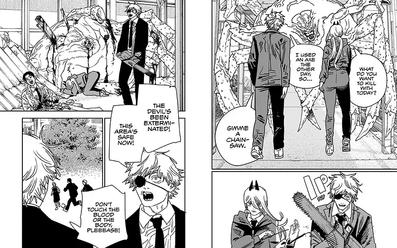 Kết thúc Chainsaw Man như "cú tát" vào mặt fan, tác giả Tatsuki Fujimoto bị chỉ trích vì cái kết "đầu voi đuôi chuột"- Ảnh 2. Kết thúc Chainsaw Man như "cú tát" vào mặt fan, tác giả Tatsuki Fujimoto bị chỉ trích vì cái kết "đầu voi đuôi chuột"- Ảnh 2.