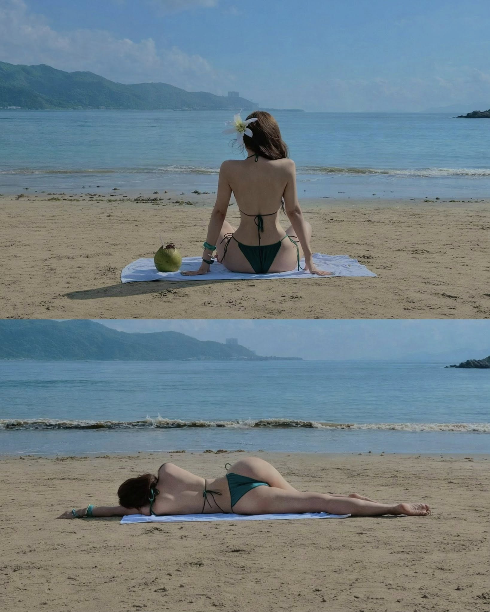 Hướng dẫn tạo dáng đi biển, bộ ảnh của hot girl này khiến người xem không thể rời mắt- Ảnh 3.