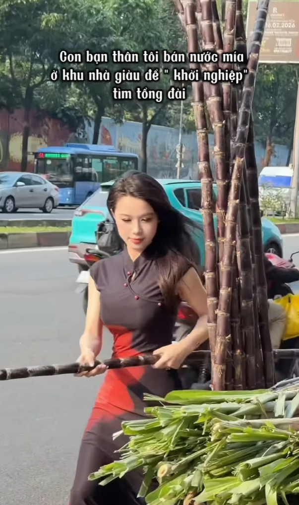 Nhập vai gái xinh bán nước mía, hot girl Instagram gây tranh cãi- Ảnh 1.