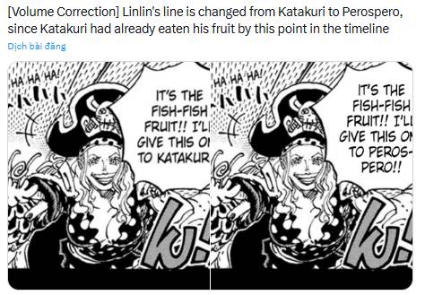 One Piece tập 114: Oda sửa lời thoại Big Mom, hé lộ lý do Katakuri không thể ăn trái Rồng của Kaido- Ảnh 1.