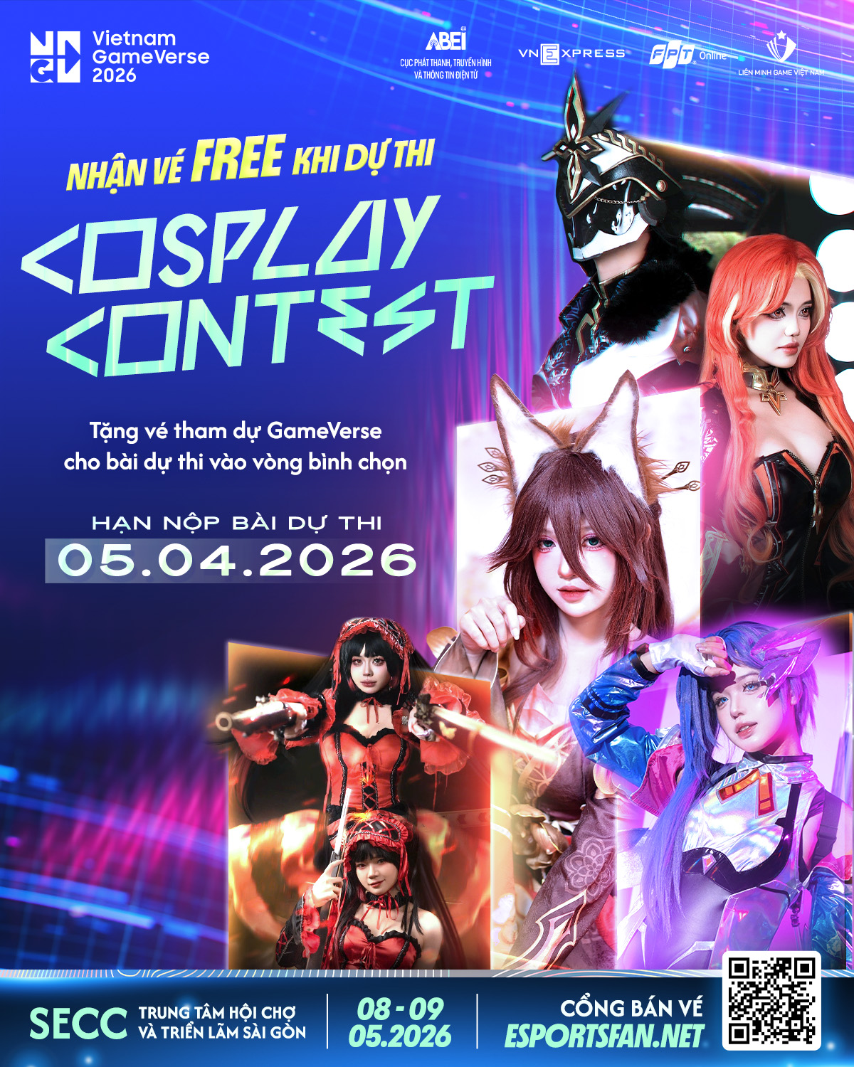 Vietnam GameVerse 2026 "mở cửa" chào đón các coser, mang tới món quà "siêu khủng" chưa từng có trong tiền lệ- Ảnh 2.