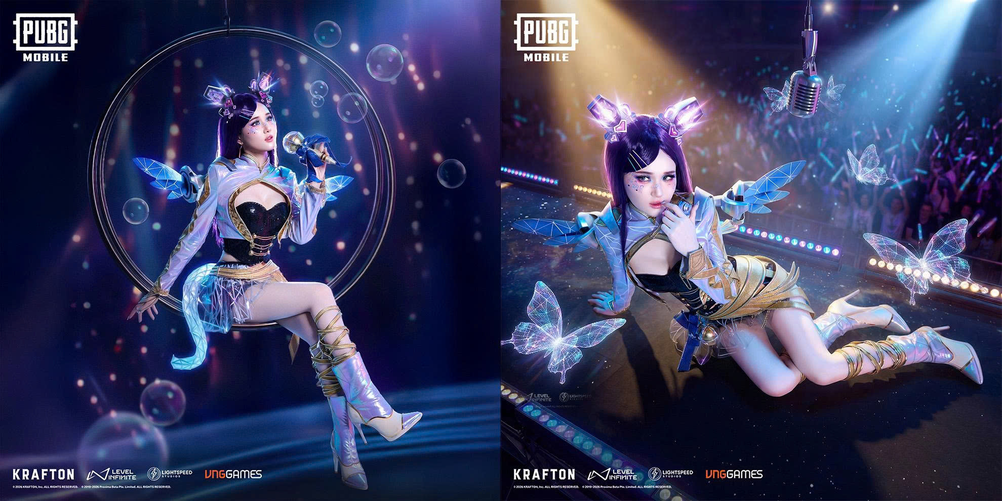 PUBG MOBILE hợp tác streamer Ms Three ra mắt giáp tối thượng “Thần Tượng Ngân Hà”- Ảnh 1.