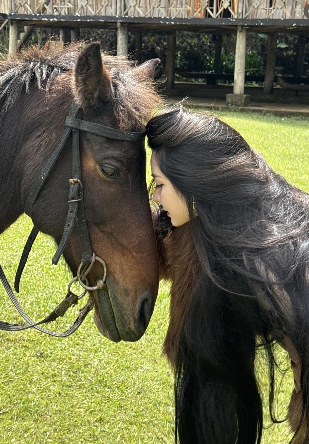 Rời yên ngựa để "xuống nước", hot girl làng kỵ sĩ gây bão với màn biến hình- Ảnh 3.