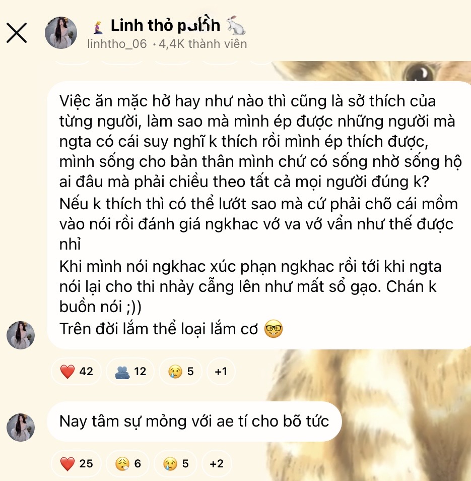 Bị mỉa mai chuyện váy áo, idol Linh Thỏ "var" trực diện, bảo vệ phong cách cá nhân- Ảnh 4.