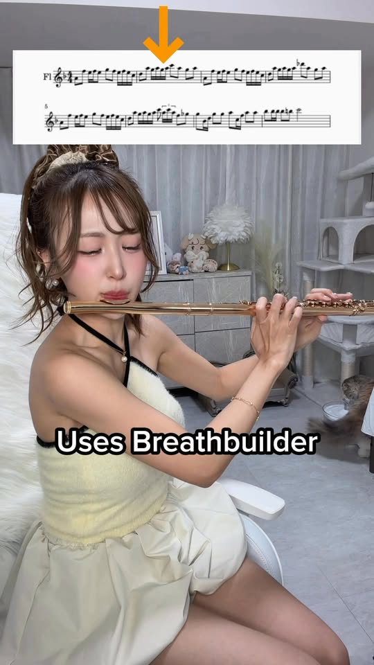 Trổ tài "thổi sáo", hot girl khiến người xem thán phục vì quá điệu nghệ- Ảnh 3.