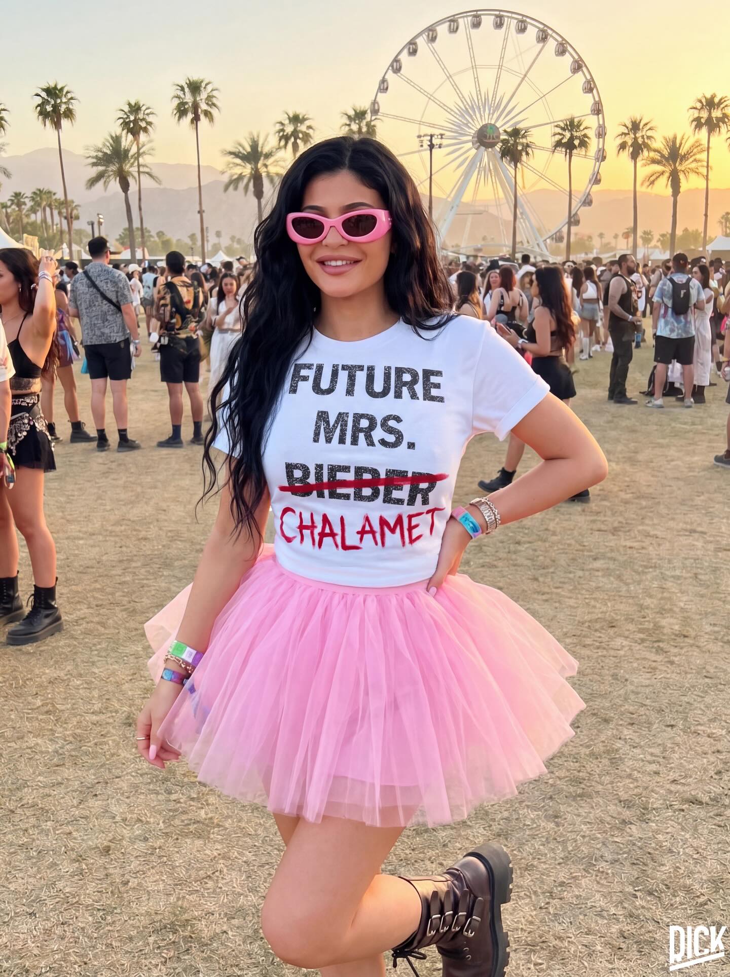 Dân tình nghi Kylie Jenner bị vỡ túi ngực khi bung xoã cực vui ở Coachella- Ảnh 10.