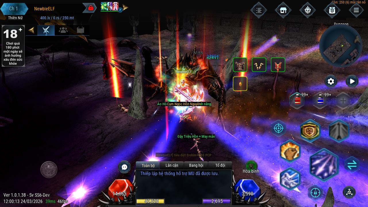 Vũ Trụ Thần Thoại - Tái hiện MMORPG cày cuốc nguyên bản- Ảnh 3.