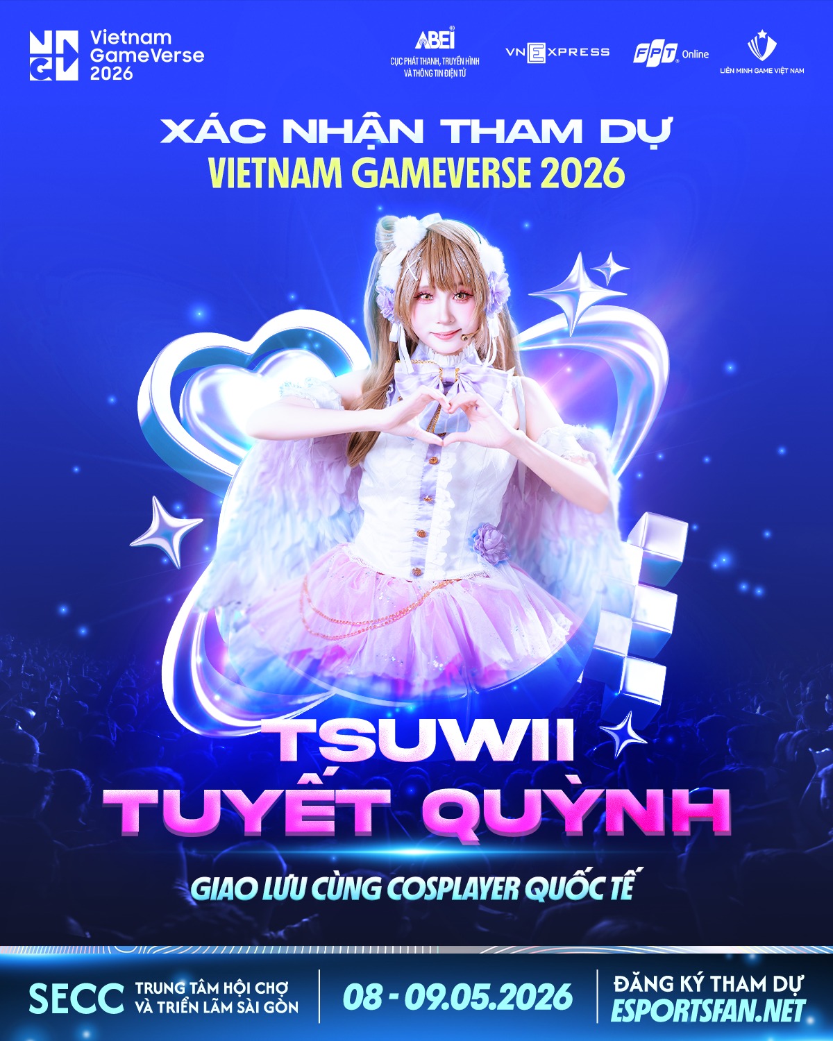 Vietnam GameVerse 2026: Điểm hẹn của dàn siêu sao cosplay quốc tế- Ảnh 6. Vietnam GameVerse 2026: Điểm hẹn của dàn siêu sao cosplay quốc tế- Ảnh 6.