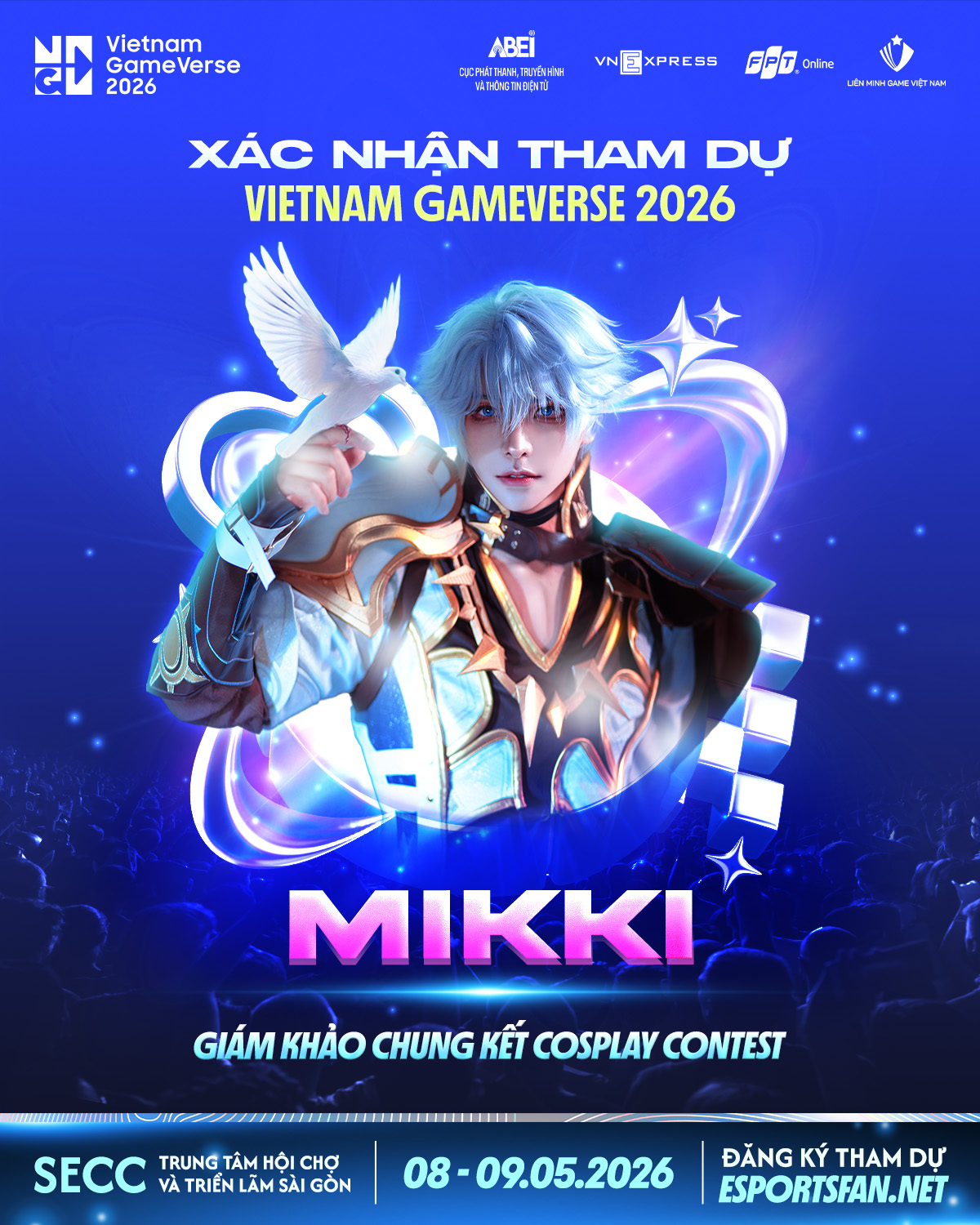 Vietnam GameVerse 2026: Điểm hẹn của dàn siêu sao cosplay quốc tế- Ảnh 2. Vietnam GameVerse 2026: Điểm hẹn của dàn siêu sao cosplay quốc tế- Ảnh 2.