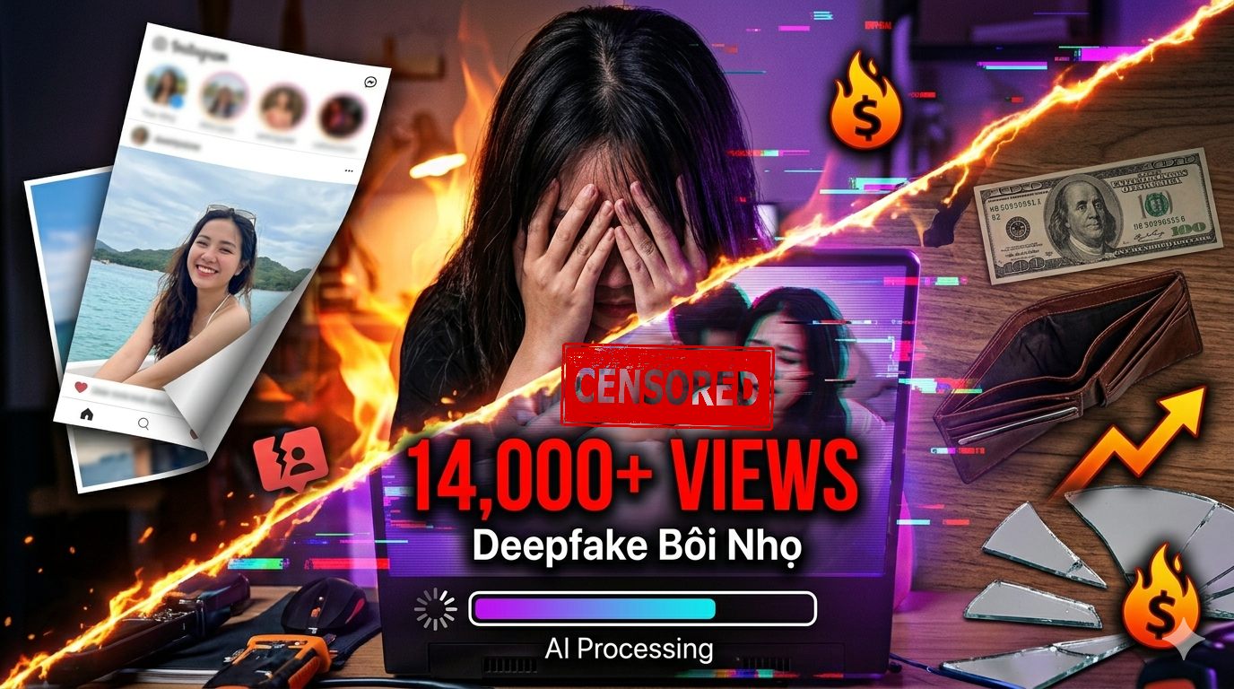 Nữ sinh 'phát điên' vì ảnh đời thường bị AI biến thành video nhạy cảm: 14.000 lượt xem và cuộc chiến giành lại danh dự trong vô vọng!- Ảnh 1. Nữ sinh 'phát điên' vì ảnh đời thường bị AI biến thành video nhạy cảm: 14.000 lượt xem và cuộc chiến giành lại danh dự trong vô vọng!- Ảnh 1.