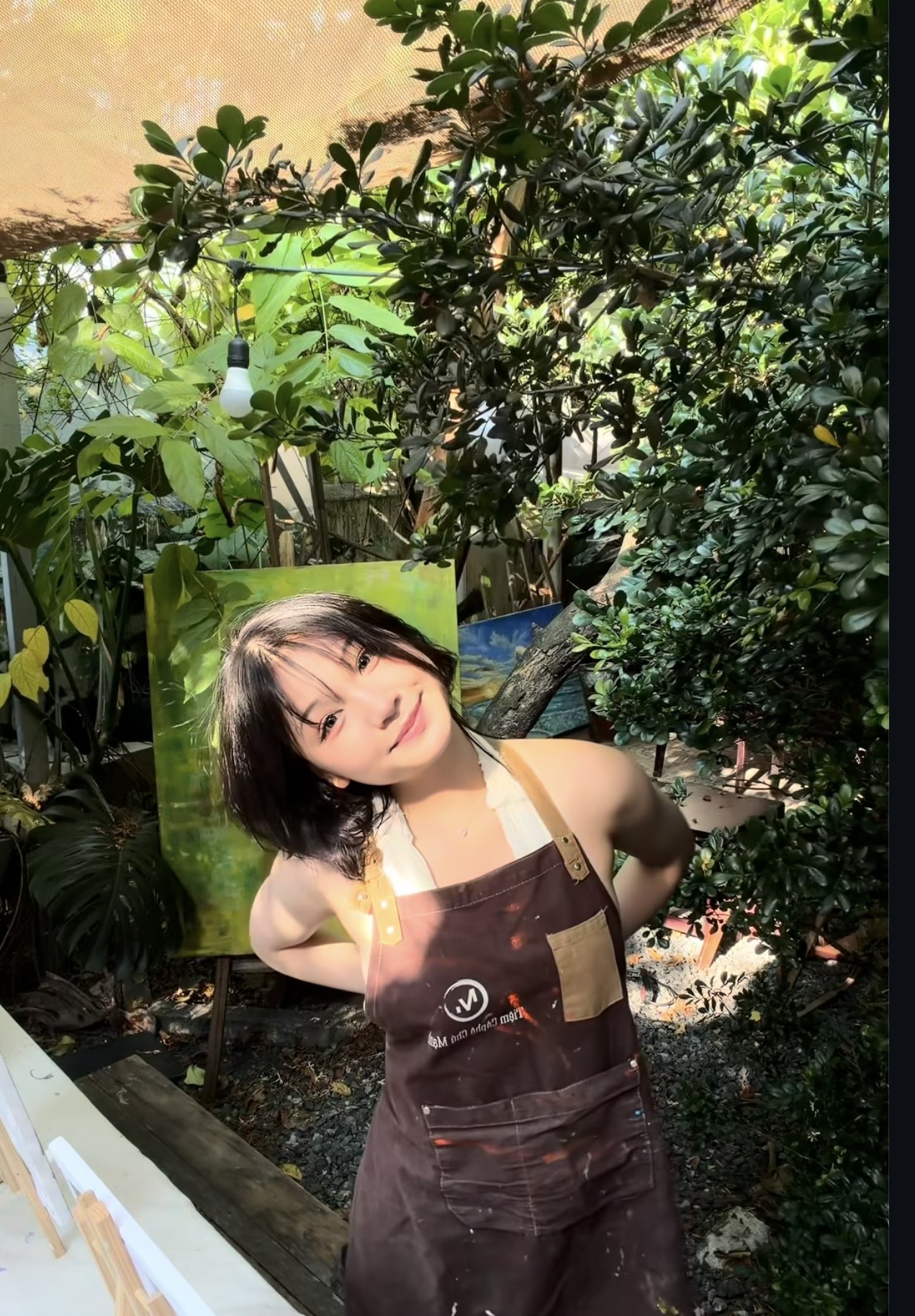 Nụ cười gây thương nhớ của gái xinh vẽ tranh, cầm cọ nhưng khiến trái tim fan nam tan chảy- Ảnh 6.