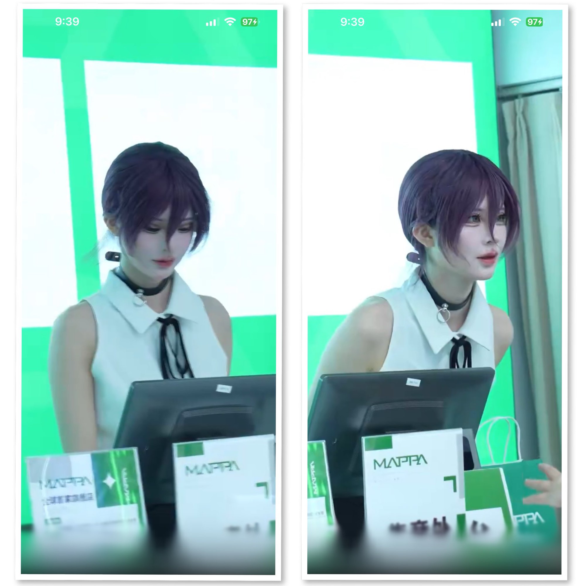 Nữ nhân viên cosplay Reze (Chainsaw Man) quá giống bản gốc, fan đòi mua sạch shop chỉ để được "quẹt thẻ"- Ảnh 4.