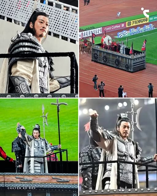 Hà Nhuận Đông hóa thân Tây Sở Bá Vương Hạng Vũ trên sân bóng, khí chất "vô đối" sau 14 năm- Ảnh 3.