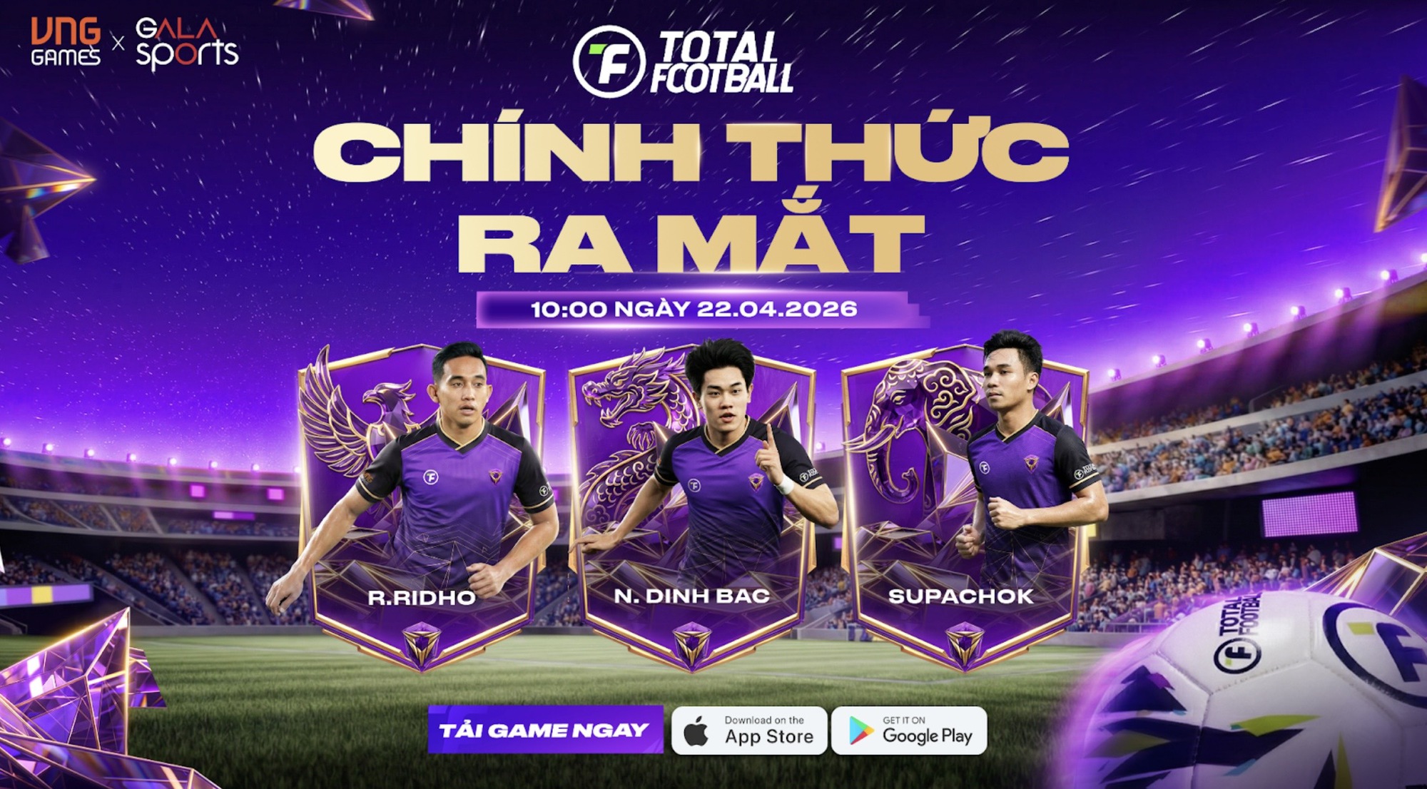 Total Football VNG chính thức ra mắt cộng đồng game thủ Đông Nam Á- Ảnh 1.
