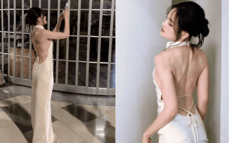 Việt Nam mới có một bóng lưng cực phẩm, lướt qua rất giống nữ chính tài phiệt trong phim ngôn tình- Ảnh 1.