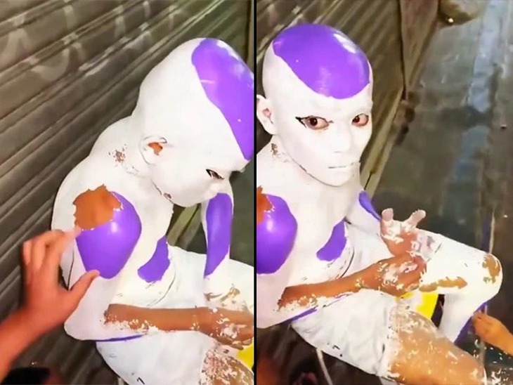 Cười ra nước mắt với màn cosplay Frieza bằng... sơn tường gây bão MXH- Ảnh 3.