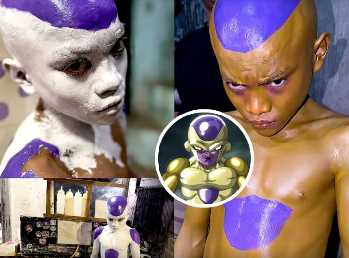 Cười ra nước mắt với màn cosplay Frieza bằng... sơn tường gây bão MXH- Ảnh 5.